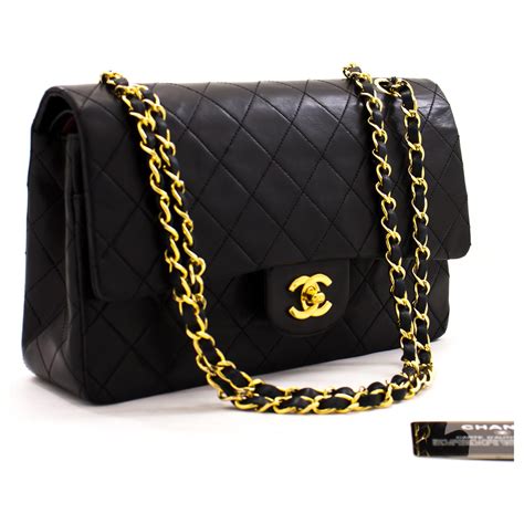 white black chanel bag|Chanel purses black original.